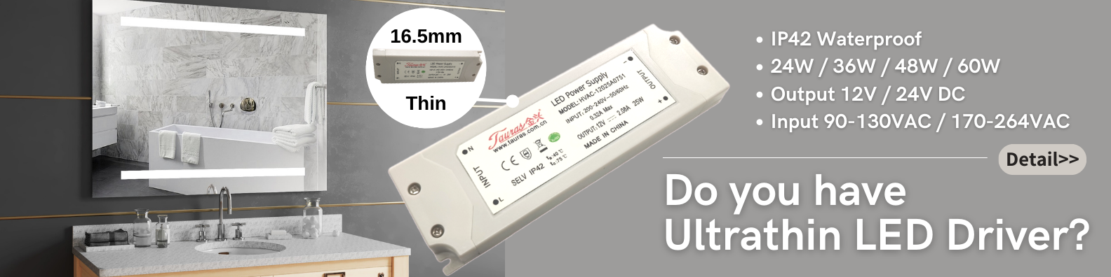 do you have ultrathin led driver1