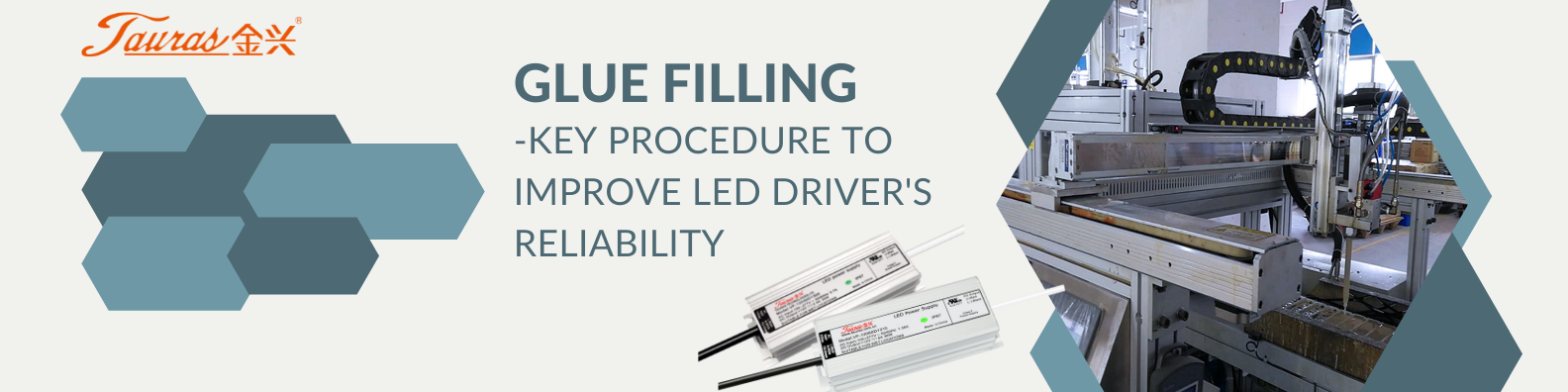 GLUE FILLING Key procedure to improve led driver's reliability1