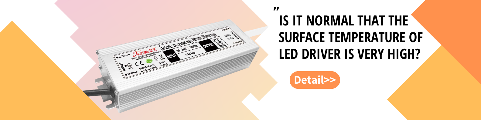 Is it normal that the surface temperature of led driver is very high1